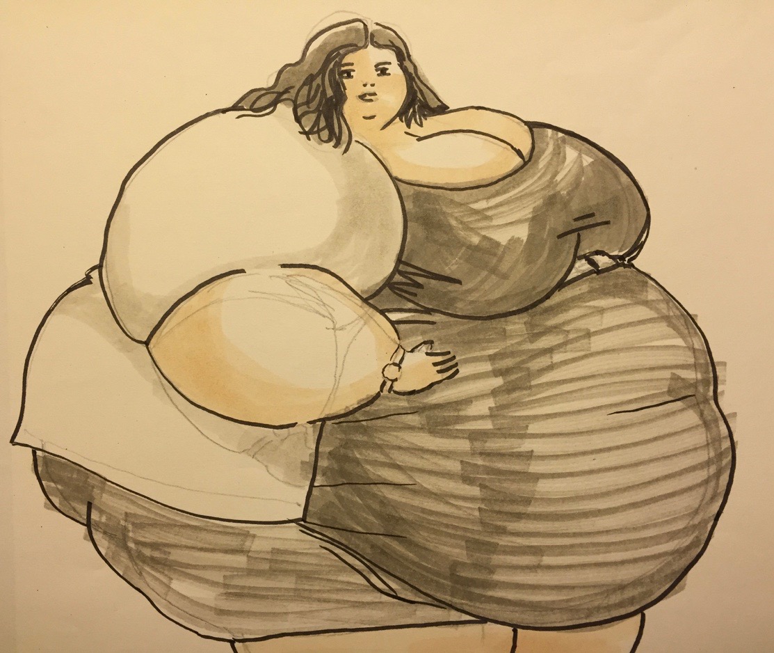 Bbw giantess belly